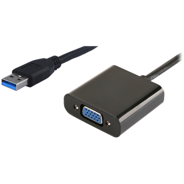 POWERTECH αντάπτορας USB 3.0 σε VGA PTH-021, Full HD, μαύρο