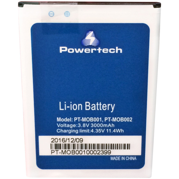 POWERTECH Μπαταρία αντικατάστασης για Smarphone PTMOB001 & 2