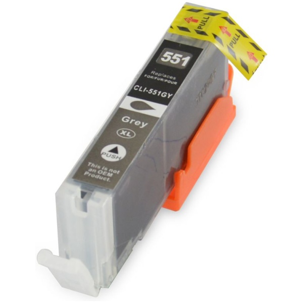 Συμβατό InkJet για Canon CLI-551, 12ml, γκρι
