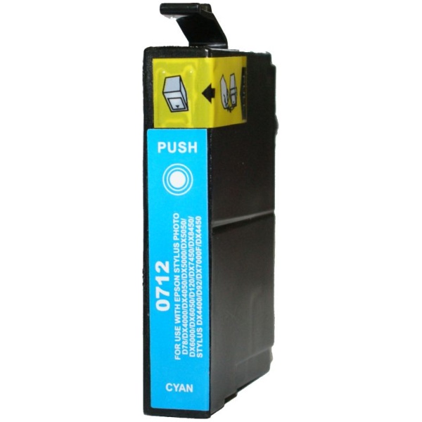Συμβατό InkJet για Epson No 712, 13ml, κυανό