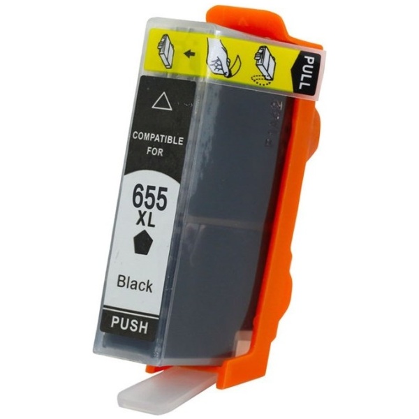 Συμβατό Inkjet για HP, 655, 21.6ml, μαύρο