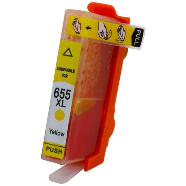 Συμβατό Inkjet για HP, 655, 14.6ml, κίτρινο