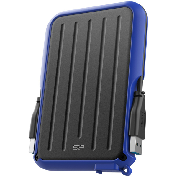 SILICON POWER εξωτερικός HDD Armor A66, 1TB, USB 3.2, μπλε