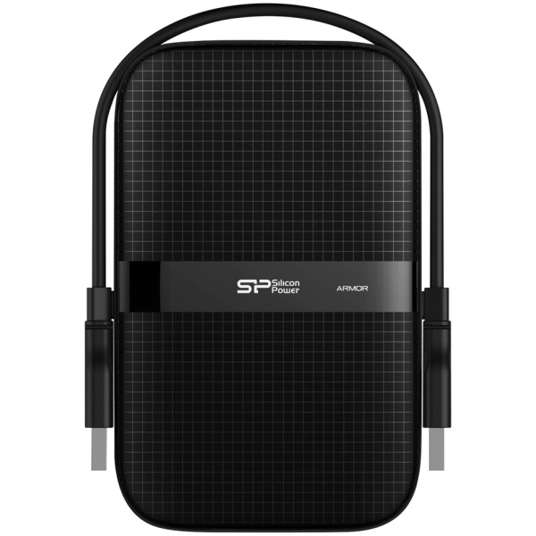 SILICON POWER εξωτερικός HDD Armor A60, 1TB, USB 3.2, μαύρος