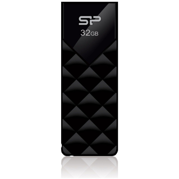 SILICON POWER USB Flash Ultima U03, 32GB, USB 2.0, μαύρο