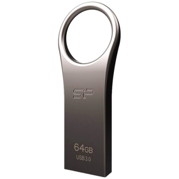 SILICON POWER USB Flash Drive Jewel 80, 64GB, USB 3.2, ασημί