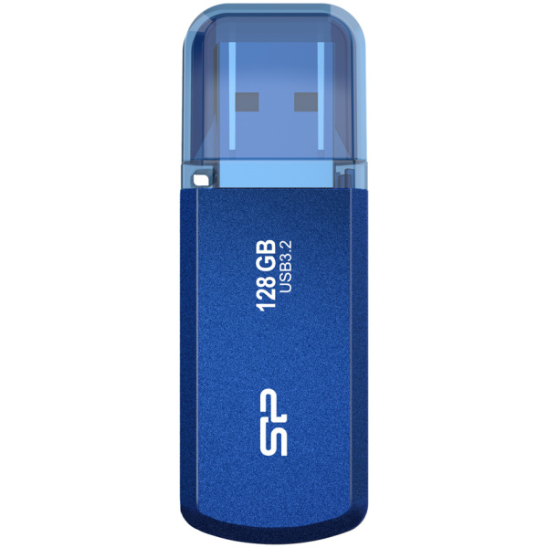 SILICON POWER USB Flash Drive Helios 202, 128GB, USB 3.2, μπλε