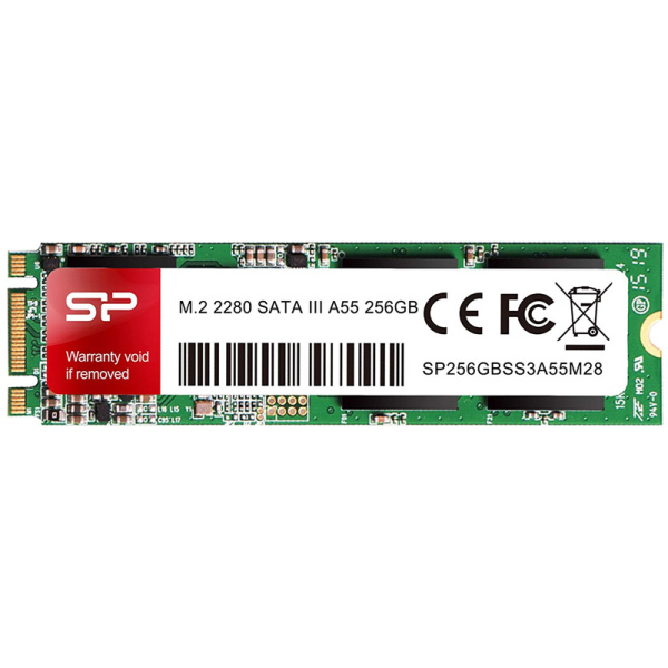 SILICON POWER SSD A55, 256GB, M.2 2280, SATA III, 560-530MB/s