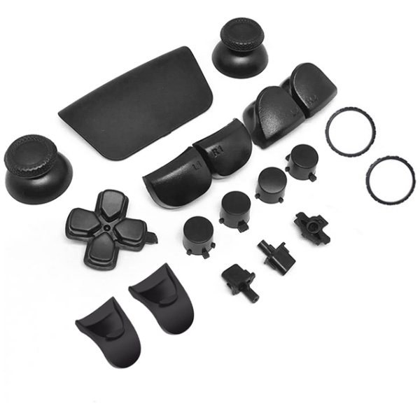 Ανταλλακτικά πλήκτρα SPPS5-0006 για χειριστήριο DualSense PS5, μαύρα