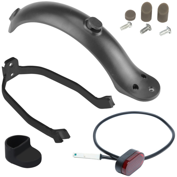 Ανταλλακτικό σετ πίσω φτερό για ηλεκτρικό πατίνι Xiaomi M365/Pro, μαύρο