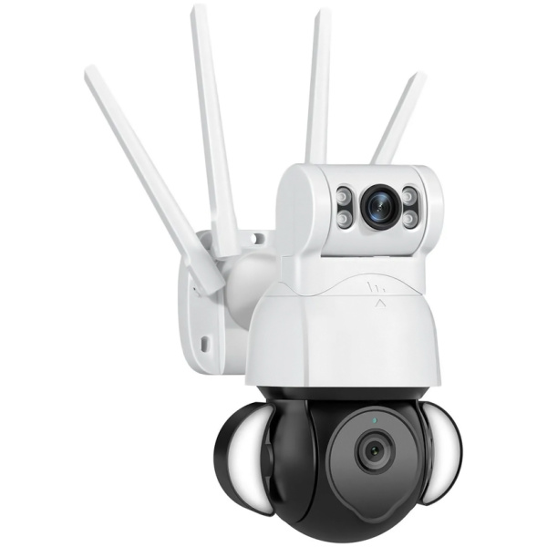 SECTEC smart κάμερα ST-428-4M-DL με προβολείς, dual lens, 4MP, Onvif PTZ