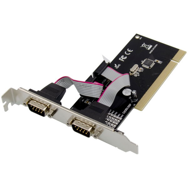 POWERTECH κάρτα επέκτασης PCI σε 2x serial ST320, WHC351Q