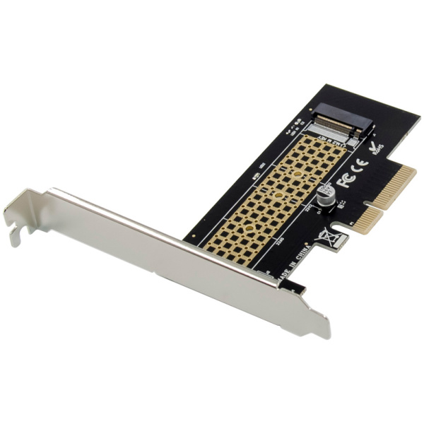 POWERTECH κάρτα επέκτασης 4x PCIe σε M.2 M Key NVMe ST534