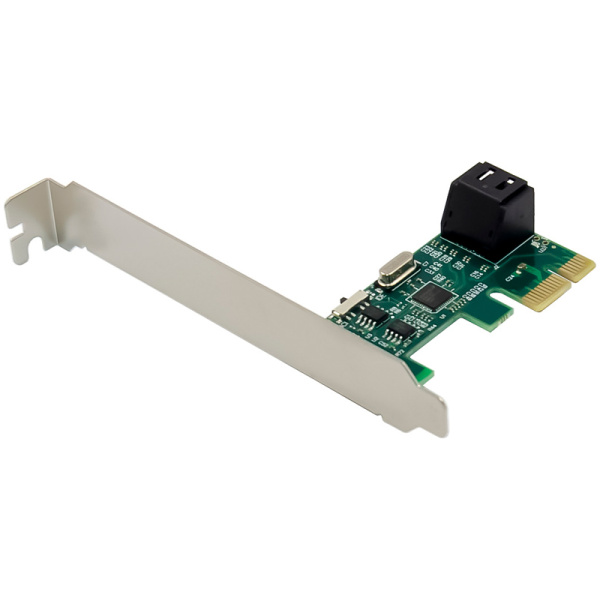 POWERTECH κάρτα επέκτασης PCIe σε 2x SATA 3.0 ST544, ASM1061