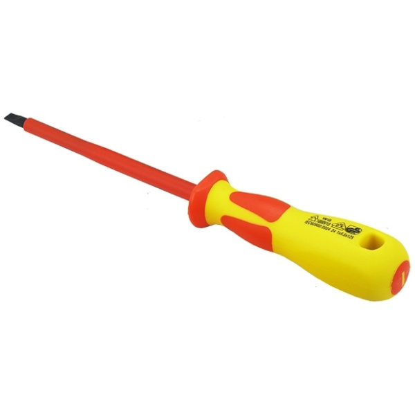 SPROTEK κατσαβίδι ηλεκτρολόγου ίσιο STD-9055, 5.5 x 125mm, με μόνωση έως 1000V