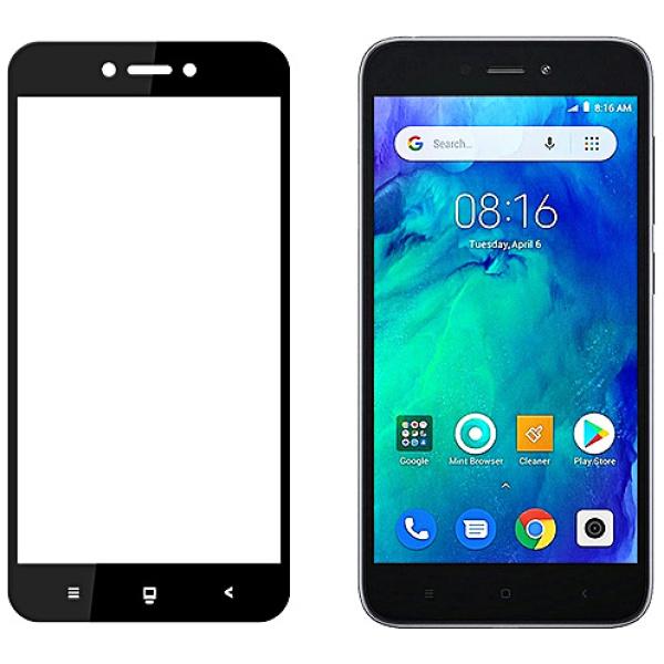 POWERTECH Tempered Glass 5D Full Glue για Xiaomi Redmi Go, Black