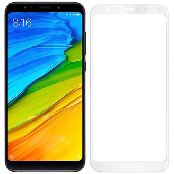 POWERTECH Tempered Glass 5D Full Glue για Xiaomi Note 5 Qualcomm, λευκό
