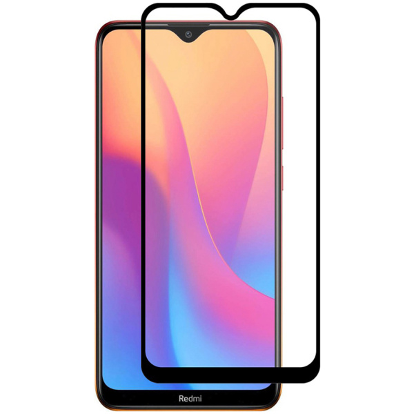 POWERTECH Tempered Glass 5D, Full Glue, Xiaomi Redmi 8A, μαύρο