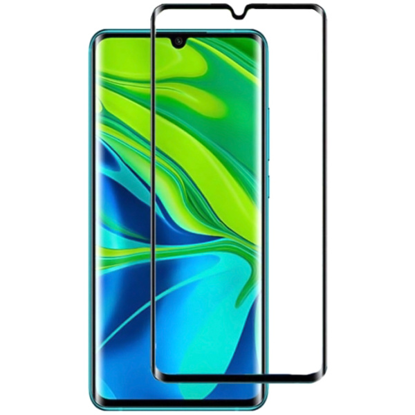 POWERTECH Tempered Glass 3D, Full Glue, Xiaomi Mi Note 10/10 Pro, μαύρο