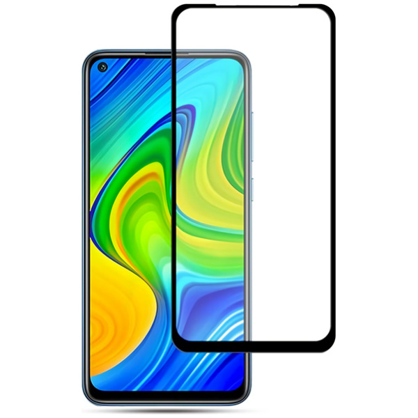POWERTECH Tempered Glass 5D, full glue, για Xiaomi Redmi 10X 4G, μαύρο