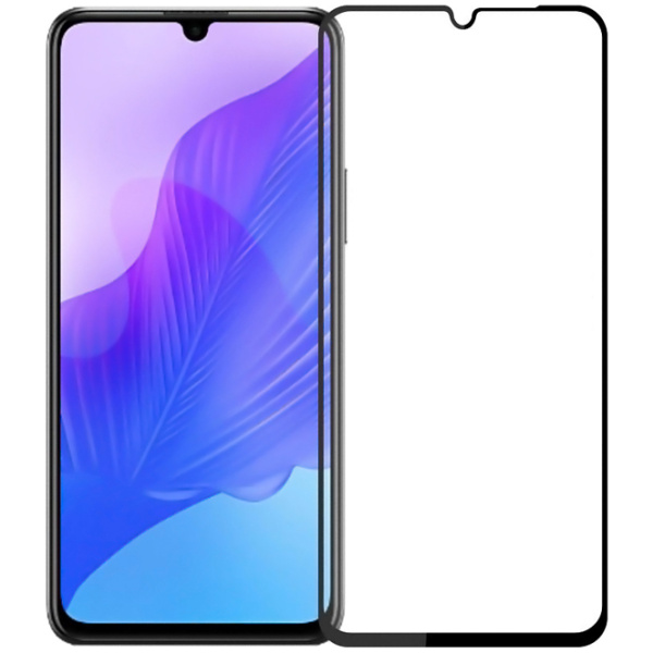 POWERTECH Tempered Glass 5D, full glue, Huawei Enjoy 20 5G, μαύρο