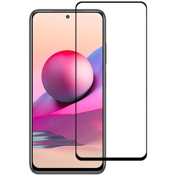 POWERTECH Tempered Glass 5D Full Glue TGC-0487, Xiaomi Note 10S, μαύρο