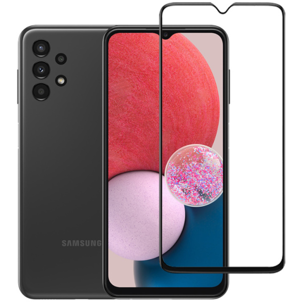 POWERTECH tempered glass 5D TGC-0552, full glue, Samsung A13, μαύρο