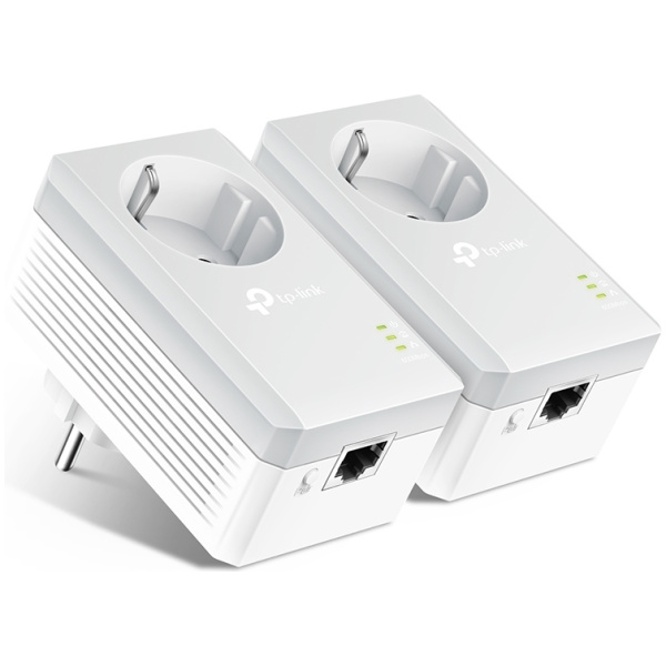 TP-LINK AV600 Passthrough Powerline Starter Kit TL-PA4010P, Ver. 4.0