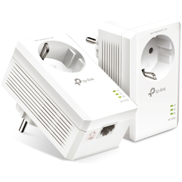 TP-LINK Powerline kit TL-PA7017P, Passthrough, AV1000 Gigabit, Ver. 4.0