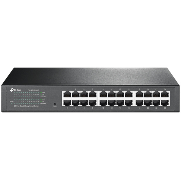 TP-LINK Easy Smart Switch TL-SG1024DE, 24-port 10/100/1000Mbps, Ver 4.20