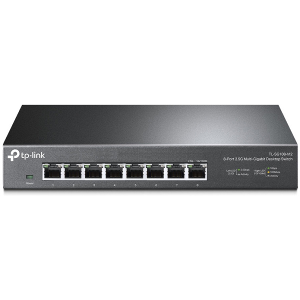 TP-LINK Multi-Gigabit Desktop Switch TL-SG108-M2, 8-Port 2.5G, Ver. 1.0