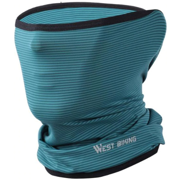 WEST BIKING αθλητικό περιλαίμιο TMV-0038, καλοκαιρινό, διαπνέων, πετρόλ