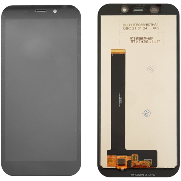 OUKITEL LCD & Touch Panel για OUKITEL WP12 Pro, μαύρη