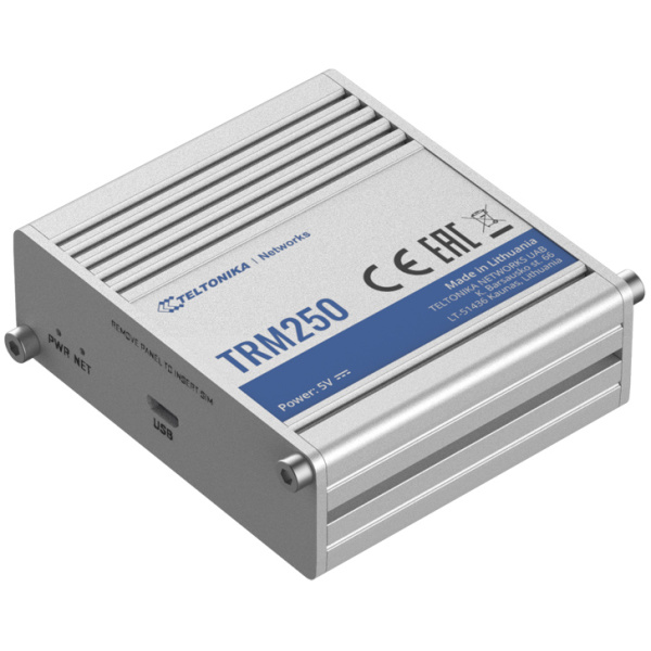 TELTONIKA Industrial cellular modem TRM250, 4G LTE Cat M1, USB