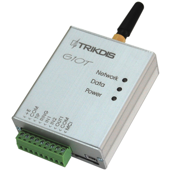 TRIKDIS GSM/GPRS Μεταδότης σημάτων συναγερμού G10T, προγρ/νος, Universal