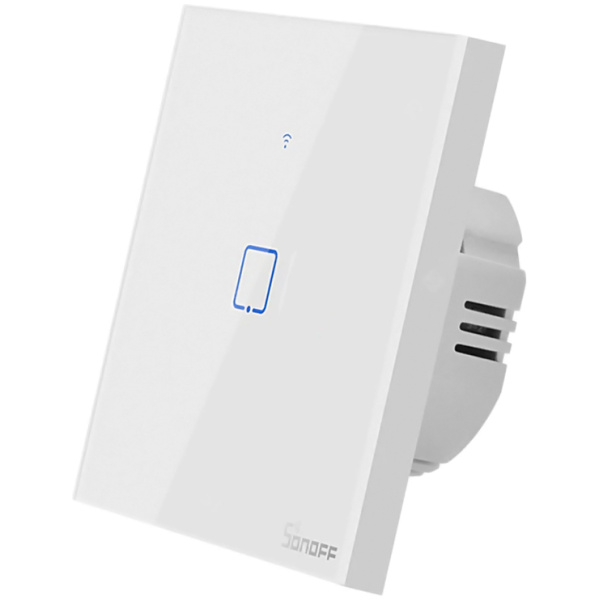 SONOFF smart διακόπτης ΤΧ-T2EU1C, αφής, Wi-Fi, μονός, λευκός