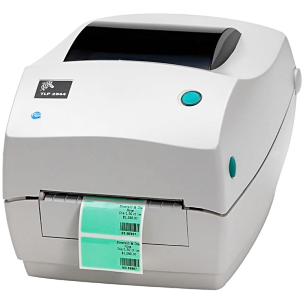 ZEBRA used desktop label printer U-TLP2844, 203 dpi
