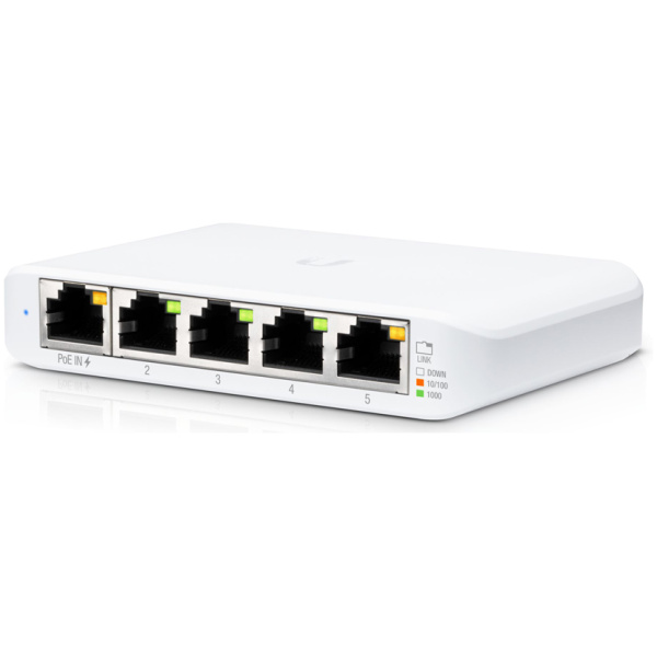 UBIQUITI UniFi Switch USW-Flex-Mini, 5-Port Gigabit, 10/100/1000 Mbps
