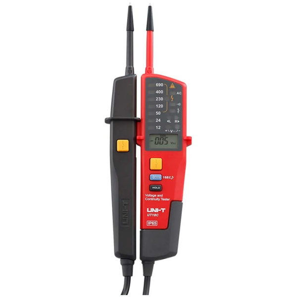 UNI-T μετρητής τάσης AC/DC UT18C, 12V έως 690V, IP65