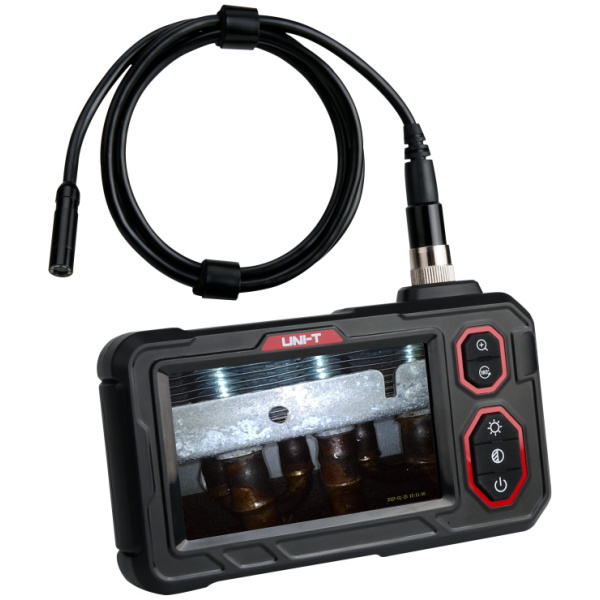 UNI-T ενδοσκοπική κάμερα UT667 με οθόνη απεικόνισης, LED, 1m, IP67