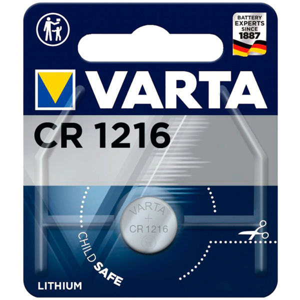 VARTA μπαταρία λιθίου CR1216, 3V, 1τμχ