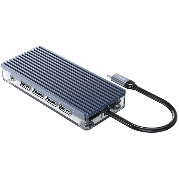 ORICO docking station WB-11P, 11 θυρών, USB-C σύνδεση, 100W PD, 4K, γκρι