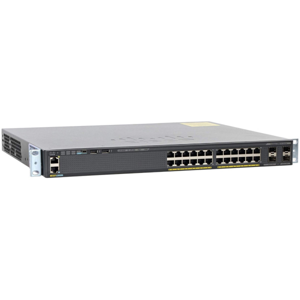 CISCO used Switch Catalyst WS-C2960X-24PS-L, 24x 10/100/1000 POE+