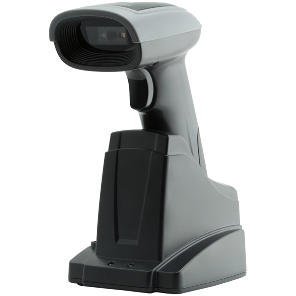 GTCODESTAR barcode scanner X-1901B με βάση, 1D & 2D, ενσύρματο & ασύρματο, Bluetooth, 2000mAh, μαύρο