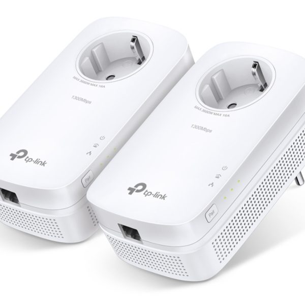 TP-LINK Passthrough Powerline Starter Kit TL-PA8010P, AV1300, Ver: 3.0