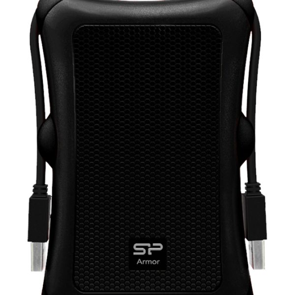 SILICON POWER εξωτερικός HDD Armor A30, 1TB, USB 3.2, μαύρος