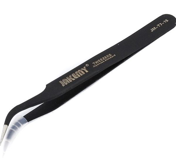 JAKEMY τσιμπίδα JM-T7-15, ανοξείδωτη, SUS201, 123mm, κυρτή