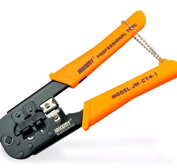 JAKEMY πρέσα ακροδεκτών JM-CT4-1 για καλώδια δικτύου RJ45/12, 8P/6P