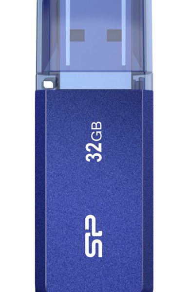 SILICON POWER USB Flash Drive Helios 202, 32GB, USB 3.2, μπλε