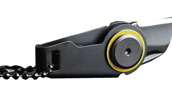 Μίνι σουγιάς KNF-0008 με πτυσσόμενη λεπίδα, 5.7cm, μαύρος